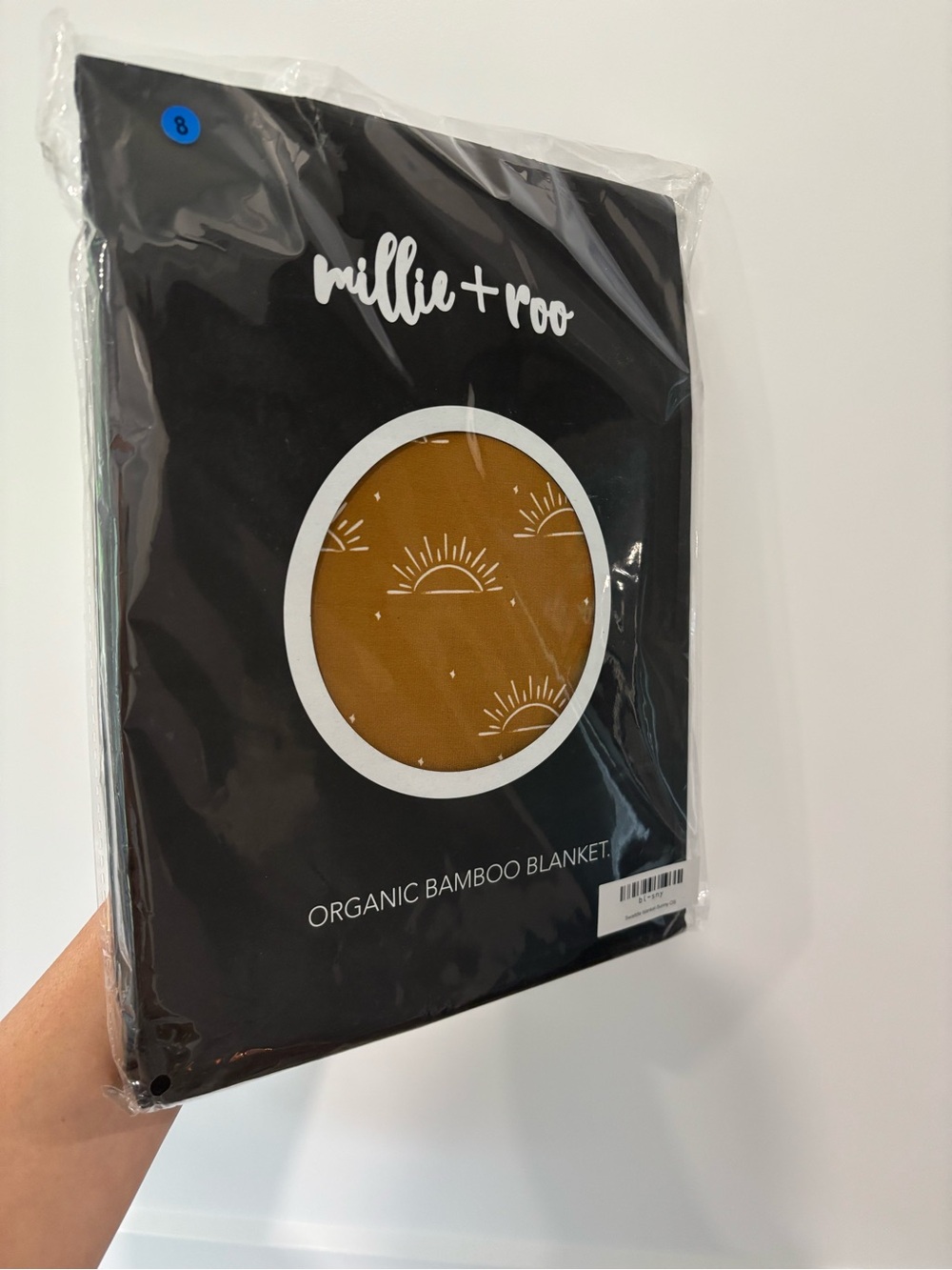 Millie + Roo Bamboo Swaddle Blanket in Sunny NIB